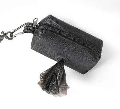 Produktbild von Hunde-Kotbeutelhalter - Spender für Kotbeutel - 2 Stück - schwarz und blau