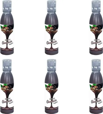 Produktbild von 6x Halta Mini Topping Gianduia sauce Gianduja 180 g für Desserts, Kuchen, Eis