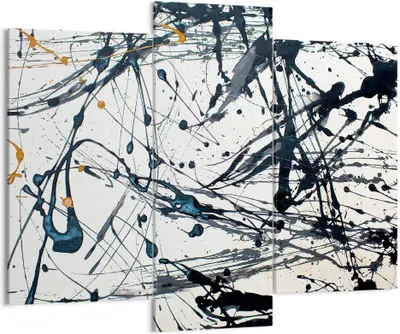 Produktbild von Bild auf Leinwand - Leinwandbild - Abstraktion modern - 130x100cm - Wand Bild - Wanddeko - Leinwanddruck - Bilder - Kunstdruck - Wanddekoration - Leinwand bilder - Wandkunst - CB130x100-3442