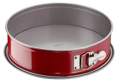 Obrázok produktu pre Tefal J1641314, Forma na tortu, Kolo, Plochý povrch, Červená, Uhlíková oceľ, 250 mm
