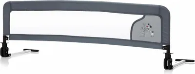 Image de FILLIKID Barrière de lit grise girafe, avec fonction pliante