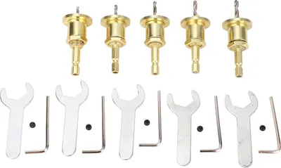 Obrázek produktu pro pětidílná sada vrtáků se šestihrannou stopkou 1/4" z rychlořezné oceli, 2,8 až 4 mm, nastavitelná, průměr otvoru 8 mm