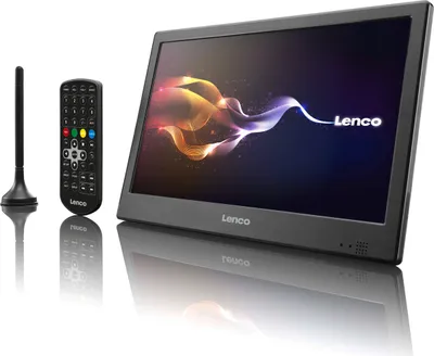Produktbild von Lenco TFT-1028BK - Tragbarer LCD-TV 10" DVB-T2 und HDMI - Schwarz