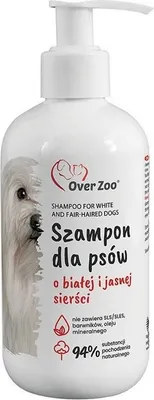 Obrázok produktu pre Over Zoo Šampón pre psy s bielou a svetlou srsťou 250ml