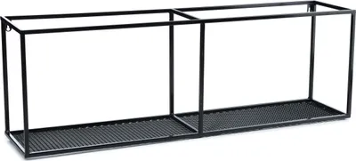 Produktbild von HowHomely Wandregal Loft-Stil - stilvolles Hängeregal für jeden Raum, Schwarz 90 cm