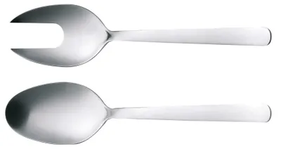 Imagen del producto de Fiskars, juego de cubiertos para ensalada, 2 piezas, acabado mate, modelo 856222