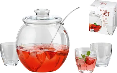 Produktbild von BOHEMIA CRISTAL Bowle Libera Set 9teilig