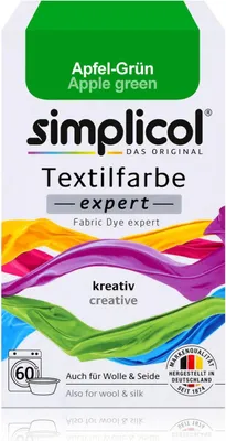 Immagine prodotto di Simplicol Tintura tessile expert verde mela 150g - Colore per tintura (1 confezione)