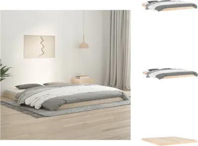 Produktbild von vidaXL Massivholzbett 180x200 cm Kiefer -  Betten & Bettgestelle