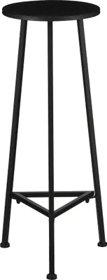 Produktbild von Mica Decorations Adine Pflanzentisch - H80 x Ø30 cm - Metall - Schwarz