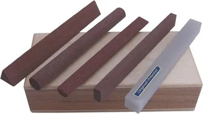 Image de Friedrich Müller Assortiment de limes longueur 100 mm largeur 10 mm 5 pièces - 843449