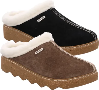 Produktbild von Rohde Damen Hausschuhe Pantoffeln Leder Foggia 6125, Größe:40 EU, Farbe:Braun