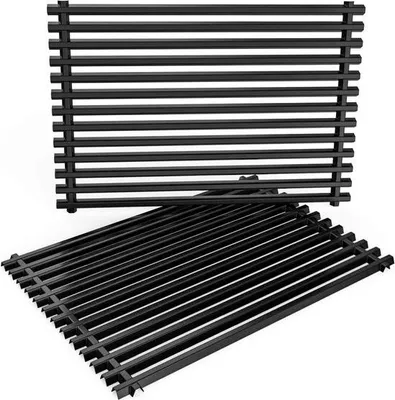 Produktbild von Emaillierter Grillrost für Weber Spirit E310 E320 S310 S320 Gasgrill - Rechteckiger Gasgrill/Holzkohlegrill 44x30cm - 2 Stück