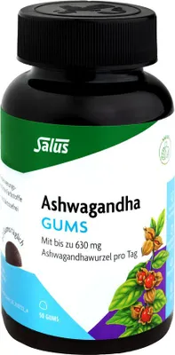 Produktbild von Salus Ashwagandha Gums 50 Stück 175g