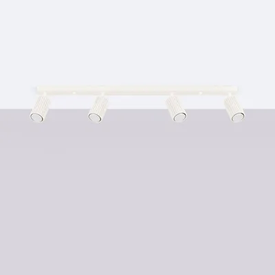 Zdjęcie produktu dla Spot KARBON beżowy 4xGU10x10W aluminium wym:16,5x81x6,5cm IP20 Sollux Lighting