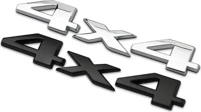 Productafbeelding van Stijlvolle 3D 4x4 auto-logo, embleem, sticker, voor auto, vrachtwagen en motor