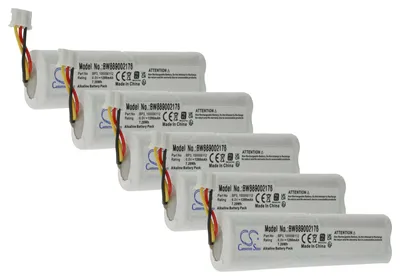 Produktbild von vhbw 5x Batterie Ersatz für Telenot BP3, 100056112 für Alarmanlage, Alarmsystem (1200 mAh, 6 V, Alkaline)