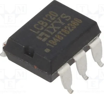 Productafbeelding van 1x Relais: Halfgeleider. Stuurstroom: 50mA / 170mA. Max. 250VAC, 20Ω. Type: LCB120S. Enfasig