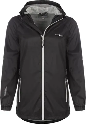 Produktbild von Blue Wave Damen Funktionsjacke Fabienne - Outdoor-Jacke Regenjacke Wander- und Fahrradjacke in Schwarz Größe 38