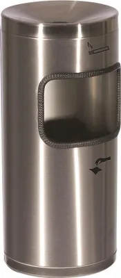 Produktbild von TKG Sicherheitswandascher Ø180xH410mm silberf.Wandmodell - 360042