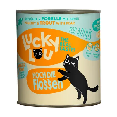 Produktbild von Lucky Lou Lifestage Adult Geflügel & Forelle 6x 800 g