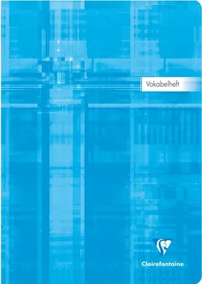 Produktbild von Clairefontaine 10x Vokabelheft DIN A4, 40 Bl 90g, liniert 1 Mittelstrich 31279C