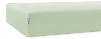 Produktbild von MUMLA Pistaziengrün Spannbettlaken für hohe Matratzen 140x200 cm