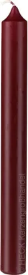 Produktbild von lange schlanke Altarkerzen 10% BW Anteil (Bienenwachs Kerzen) Bordeaux 300 x Ø 40 mm, 4 Stück, Kerzen mit Dornbohrung in RAL Kerzengüte Qualität