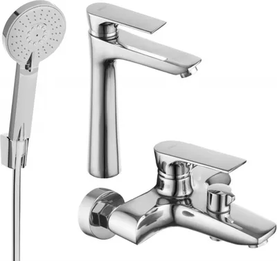 Produktbild von Mexen Axel R40 Badewannenset, Chrom - 73813R40-00