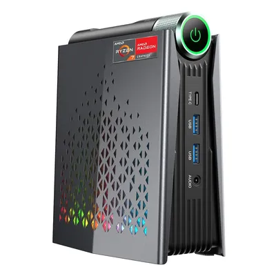 ACEMAGIC S3A Mini PC - AMD Ryzen 7-8745HS - 32 GB DDR5 RAM - 1000 GB M.2 PCI-Express - Windows 11 Pro