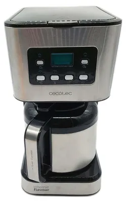 Produktbild von Cecotec Coffee 66 Drop & Thermo Time, Filterkaffeemaschine, 1,2 l, 950 W, Schwarz, Silber