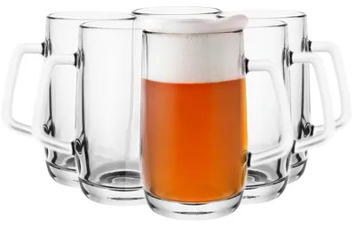 Biergläser-Set 6 x 300 ml, Glas, spülmaschinenfest