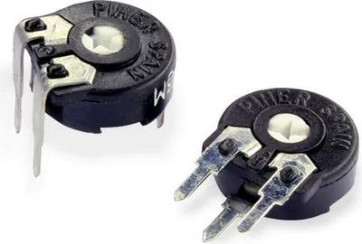 Produktbild von PIHER Potentiometer PT-10, 5,0 kΩ, liegend