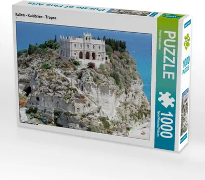 Produktbild von CALVENDO Puzzle Italien - Kalabrien - Tropea | 1000 Teile Lege-Größe 64x48cm Foto-Puzzle für glückliche Stunden