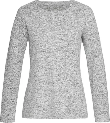 Immagine prodotto di Stedman ST9180 | Maglia da donna prodotta secondo le linee guida BSCI - Colore: Grigio chiaro melange - Taglia: L
