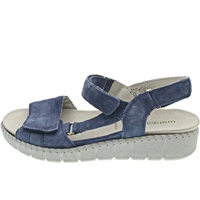Produktbild von Waldläufer H-Lotta Damen Sandale in Blau, Größe 3.5