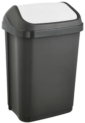 Produktbild von keeeper Abfalleimer "swantje" 10 Liter graphite / weiß
