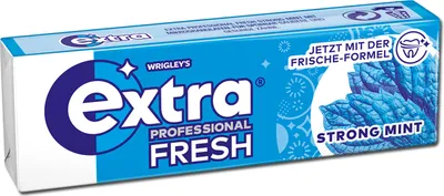Obrázek produktu pro Wrigleys Extra Professional FRESH Strong Mint 10 drážek 14g