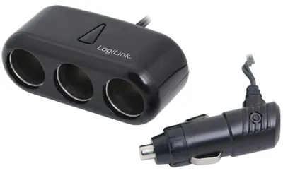 Obrázek produktu pro LogiLink PA0038, Auto, Vnitřní, Venkovní, AC, Zapalovač na doutníky, USB, 5 A, Černá