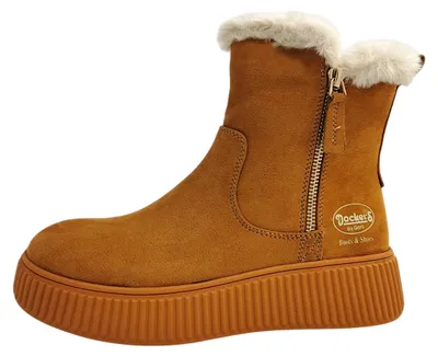 Produktbild von Dockers by Gerli Damenschuhe Stiefel Reißverschluss Schaftstiefel Beige Freizeit