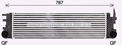 Produktbild von PRASCO MS4721 Ladeluftkühler LLK passend für MERCEDES-BENZ V-Klasse (W447) Turbo Intercooler