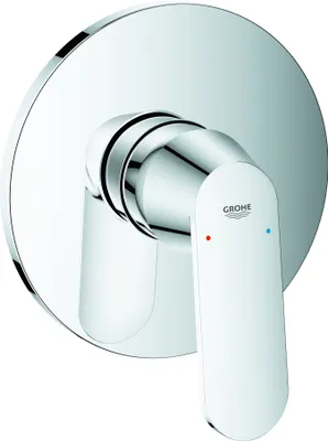 Produktbild von Grohe Einhand-Brausebatterie EUROSMART COSMOPOLITAN Fertigmontageset für Rapido SmartBox (35600) chrom