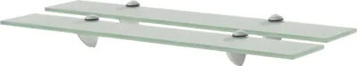 Produktbild von Schweberegale 2 Stk. Glas 60x10 cm 8 mm