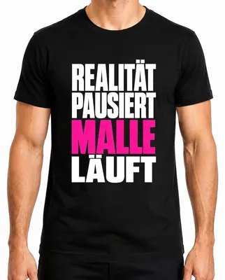 Imagen del producto de Realität Pausiert, camiseta para hombre, diseño "Malle läuft Mallorca Party Urlaub Ballermann", color negro, talla 3XL