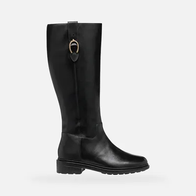 Produktbild von Geox Schwarze Damenstiefel Walk Pleasure 38,5