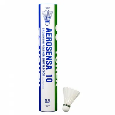 Produktbild von Yonex Badminton Federball Aerosensa 10 - 12er Tube - weiß - Qualität
