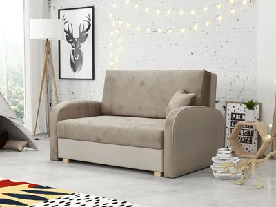 Obrázek produktu pro Rozkládací pohovka s úložným prostorem BELA SOFT 2 - béžová