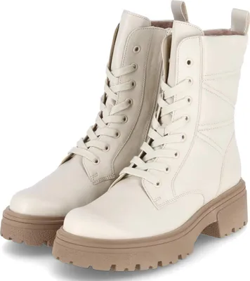 Immagine prodotto di Gabor donna stivaletti stringati/stivali da combattimento Beige pelle liscia Taglia: 39