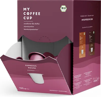Produktbild von My Coffee Cup - Espresso Rouge – 100 Kapseln