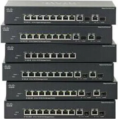 Produktbild von Cisco SG300-10SF, Managed, L3, Gigabit Ethernet (10/100/1000)